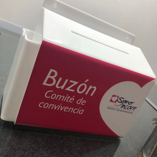 Proyecto real de Creador Gráfico: Buzón institucional personalizado para comité de convivencia.